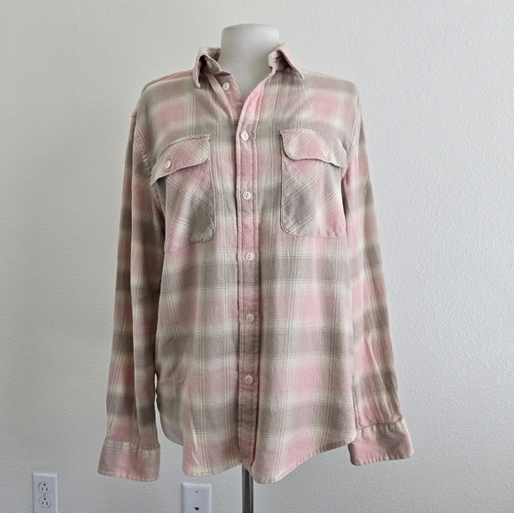 Polo Ralph Lauren Handla FLP Corp Button Down Long Sleeve Shirt Flannel size L - Picture 2 of 15